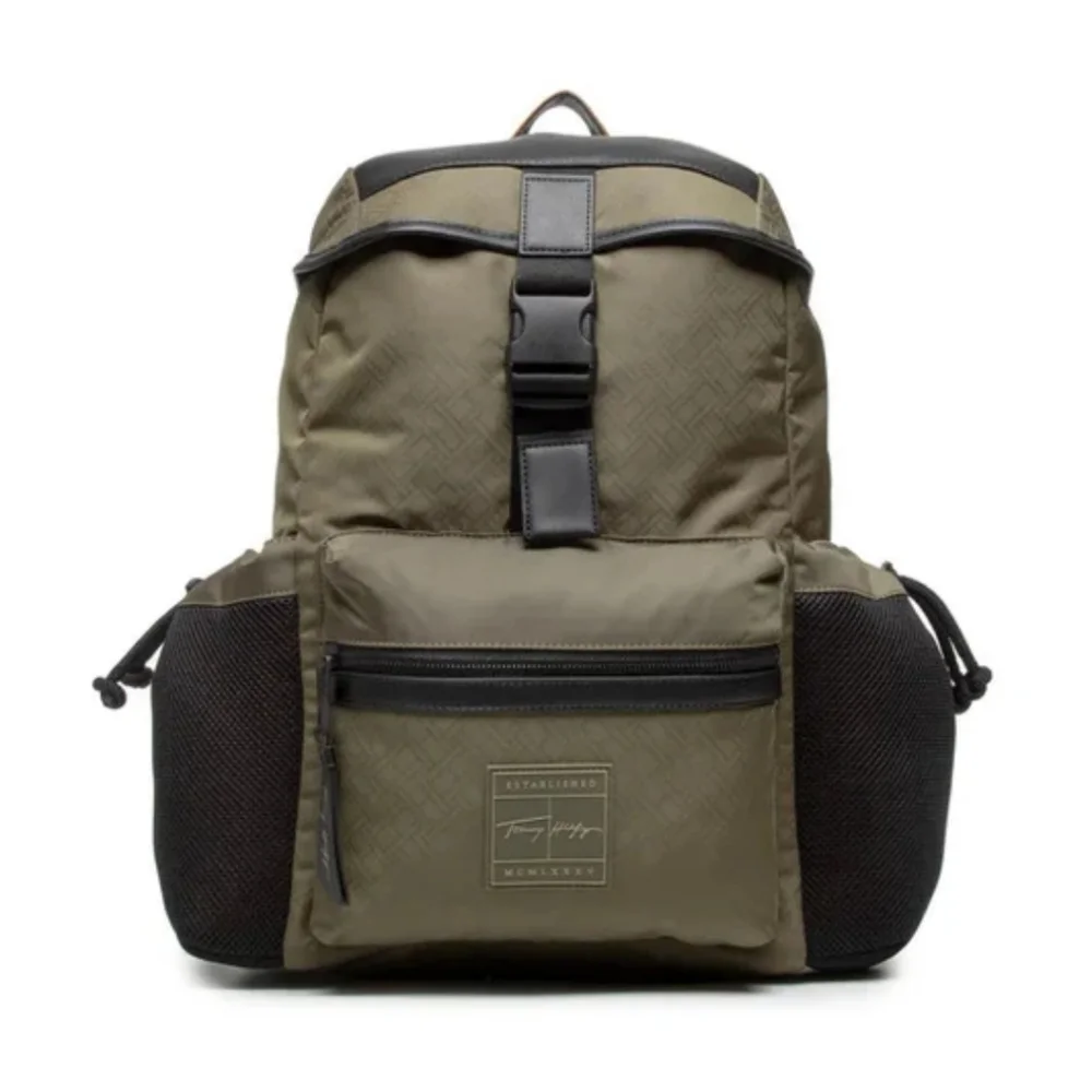 TOMMY HILFIGER MOCHILA SIGNATURE FLAP BACKPACK BNWT - RETIRED $200 1 Left!